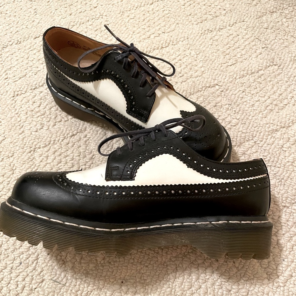 Black & white Dr. Martens